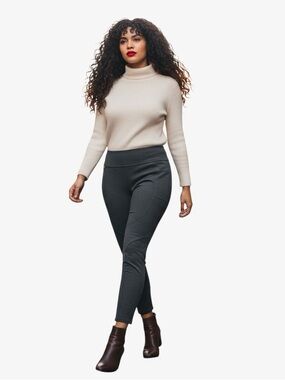 Lole Gray Active Jeggings Pocketed Yoga Walking Pants Size M